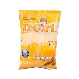 D´Gari Caja Gelatina Rompope 720G/10P-Despensaenlinea