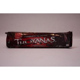 La Moderna Caja Galletas Tres Estrellas Troyanas Chocolate 80G/16P-Despensaenlinea