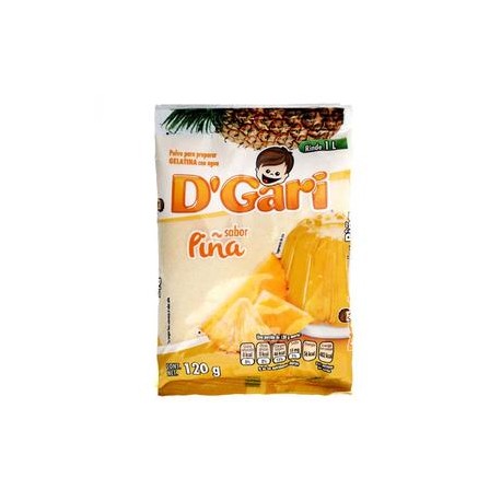 D´Gari Caja Gelatina Piña D´Gari 120G/50P-Despensaenlinea