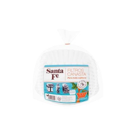 Santa Fe Filtros para Café Santa Fe Canasta 500P - ZK-Despensaenlinea