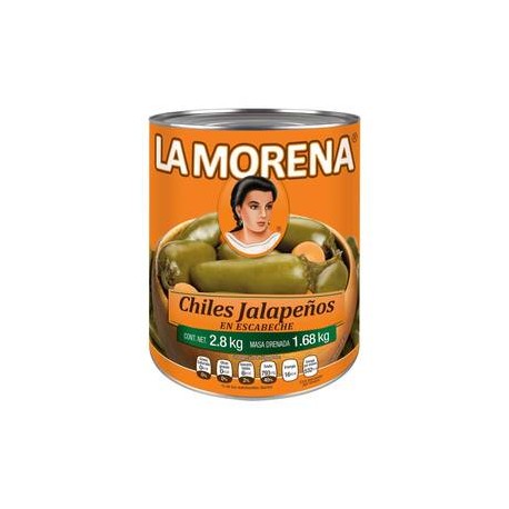 La Morena Chiles Jalapeños La Morena en Escabeche 2.8K - ZK-Despensaenlinea