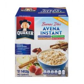 Pepsico Avena Quaker Instantanea Sabores Surtidos 40S - ZK-Despensaenlinea