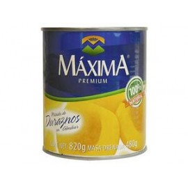 Maxima Caja durazno en mitades Premium 820G/12P-Despensaenlinea