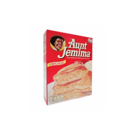 Pepsico Caja Harina Hot Cakes Aunt Jemina Quaker 500G/10P-Despensaenlinea