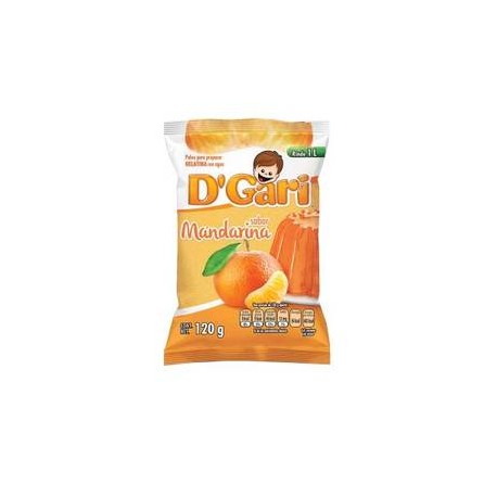 D´Gari Caja Gelatina Mandarina D´Gari 120G/50P-Despensaenlinea