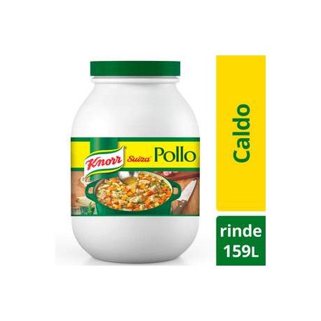 Unilever Food Solutions Caja Caldo de Pollo Knorr Suiza Tarro 3.5K/6P-Despensaenlinea