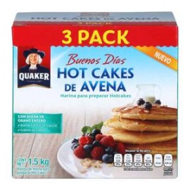 Pepsico Harina para Hot Cakes Quaker 3P/500G - ZK-Despensaenlinea