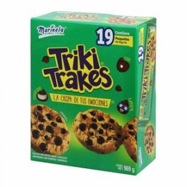 Marinela Triki Trakes Marinela Galleta con chispas de chocolate 19P/51G - ZK-Despensaenlinea