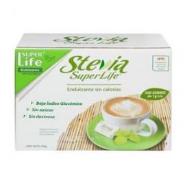 Superlife Endulzante Stevia Sin Calorías 500S/1G - ZK-Despensaenlinea