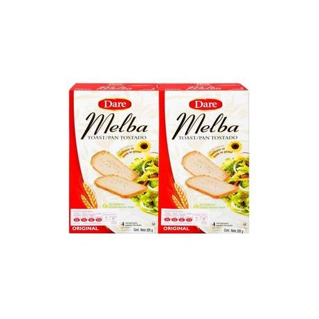 Dare Pan Tostado Dare Melba 2P/200G - ZK-Despensaenlinea