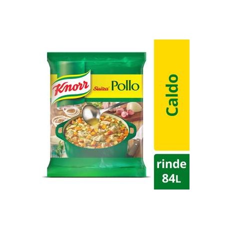 Unilever Food Solutions Media Caja de caldo de pollo Knorr Suiza 1.85K/3P-Despensaenlinea