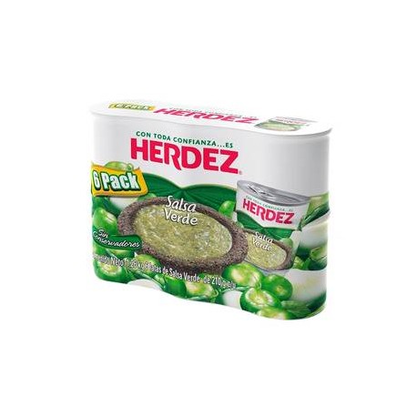 Herdez Salsa Herdez Verde 6P/210G - ZK-Despensaenlinea