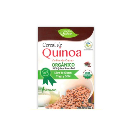 Tiqua Quinoa Tiqua cereal de quinoa orgánico 500G - KOZ-Despensaenlinea