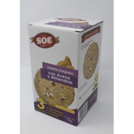 Soft Light Galletas de avena con almendras 720G - KOZ-Despensaenlinea