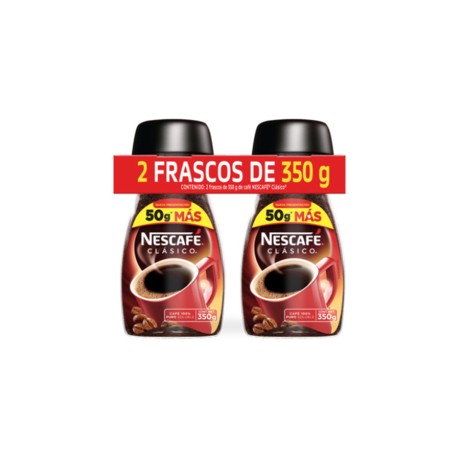 Nestlé Café clásico soluble Nescafe 2P/350G - KOZ-Despensaenlinea