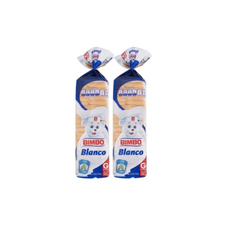 Bimbo Pan blanco 2P/680G - KOZ-Despensaenlinea