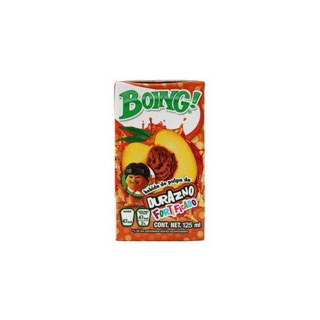 Pascual Caja jugo Boing durazno minbrik125M/24P-Despensaenlinea