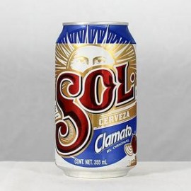 Cuauhtémoc Moctezuma Caja cerveza sol con clamato 335M/24P-Despensaenlinea