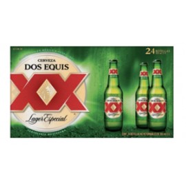 Cuauhtémoc Moctezuma Caja cerveza XX Lager botella 24P/355M - KOZ-Despensaenlinea