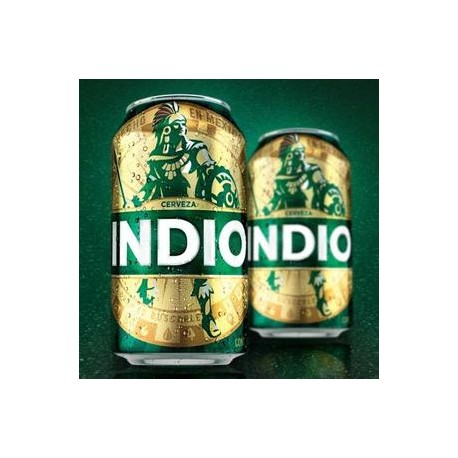 Cuauhtémoc Moctezuma Caja cerveza Indio 12P/355M-Despensaenlinea