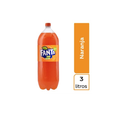 Coca Cola Caja Refresco Fanta Naranja 3L/8P-Despensaenlinea