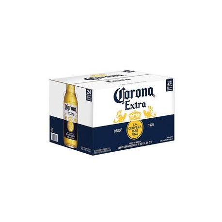 Grupo Modelo Cerveza Clara Corona Extra 24P/355M - ZK-Despensaenlinea