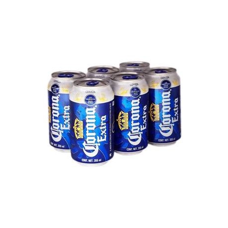 Grupo Modelo Cerveza Clara Corona Extra Lata 12P/355M - ZK-Despensaenlinea