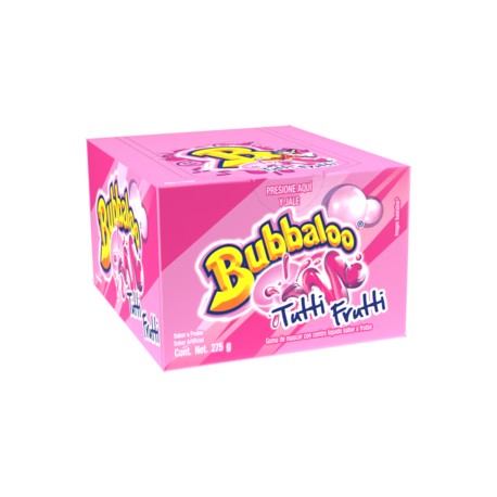 Mondelez Caja Chicle Bubbaloo Tutti Frutti 32C/50P-Despensaenlinea