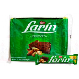 Nestlé Caja Chocolates Nestlé Larin Almendra 30EX/10P/24G-Despensaenlinea