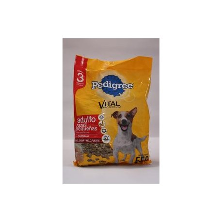 Effem Media Caja Pedigree Razas Pequeñas 450G/6P-Despensaenlinea