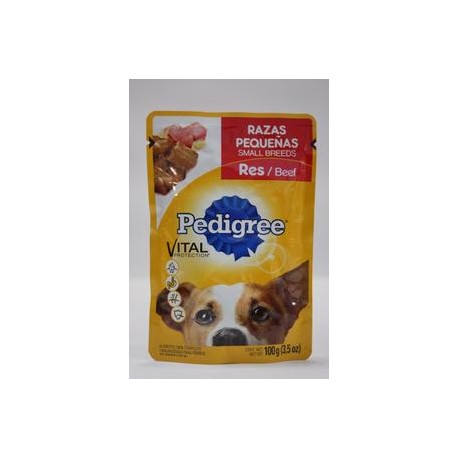 Effem Media Caja Pedigree Razas Pequeñas Res 100G/20P-Despensaenlinea