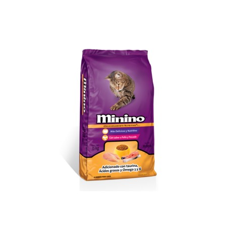 MayoreoTotal Bulto alimento para gato Minino en croquetas 15K-Despensaenlinea