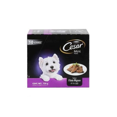 Mars Alimento para Perro Cesar Sabor Filete Mignion 10P/75G - ZK-Despensaenlinea