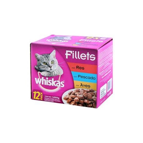 Effem Alimento para Gato Whiskas 12P/85G - ZK-Despensaenlinea