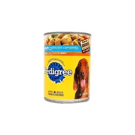 Effem Caja alimento para perro Pedigree trozo de res 625G/12P-Despensaenlinea