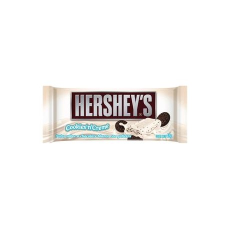 Hersheys Media Caja Chocolate Barra Hersheys Cookies n Creme 43G/6C/ 6P-Despensaenlinea