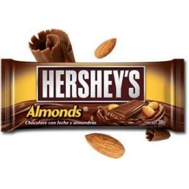 Hersheys Media Caja Chocolate Barra Hersheys Almendra 7C/6P-Despensaenlinea