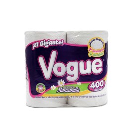 Kimberly Clark Colchon Papel higiénico Vogue 400h/24p/4r-Despensaenlinea