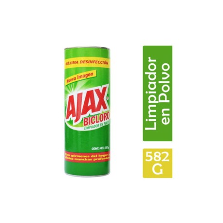 Colgate Palmolive Caja Lavatrastes Ajax Bicloro 582G/24P-Despensaenlinea