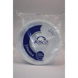 Bosco Caja Plato Desechable no.550 (21 cm diametro) de 3 divisiones 25C/20P-Despensaenlinea