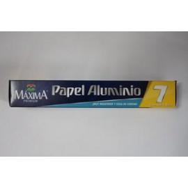 Maxima Media Caja Papel Aluminio Maxima de 7 mt 12P/14M-Despensaenlinea