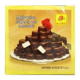 MayoreoTotal Caja bombón de corazon con chocolate La Rosa 20C/50P-Despensaenlinea