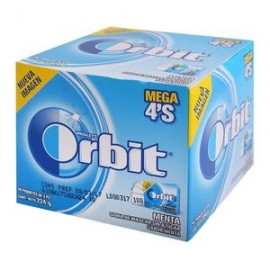 Mondelez Caja Chicle Orbit 4S Menta 24C/40P-Despensaenlinea