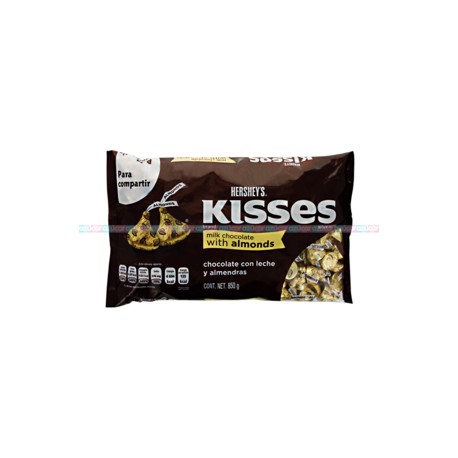 Hersheys Caja de Chocolates Kisses Hershey`s Almonds 5C/807G-Despensaenlinea