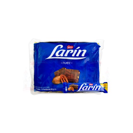 Nestlé Caja Chocolate Nestlé Larin Nuez 30EX/10P/24G-Despensaenlinea