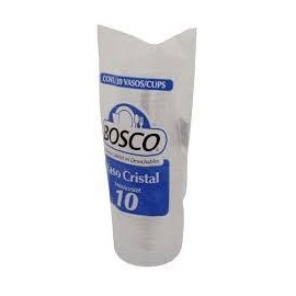 Bosco Caja vaso Bosco Cristal No.10 50P/20V-Despensaenlinea