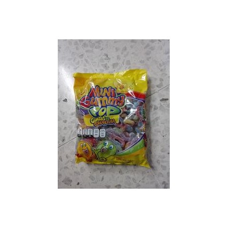 MayoreoTotal Caja Goma Mini Gummy Pop 8P/1K-Despensaenlinea