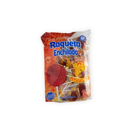 MayoreoTotal Caja Paleta Miguelito raqueta 20C/40P-Despensaenlinea