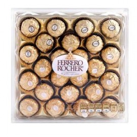 Ferrero Chocolate Ferrero Rocher Relleno de Avellana 24P - ZK-Despensaenlinea