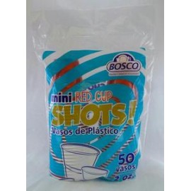 Bosco Caja Vaso Bosco 2 oz (60 ml) Bicolor  20P/50V-Despensaenlinea